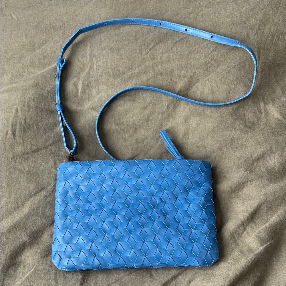 Madewell Puff Woven Crossbody Bag